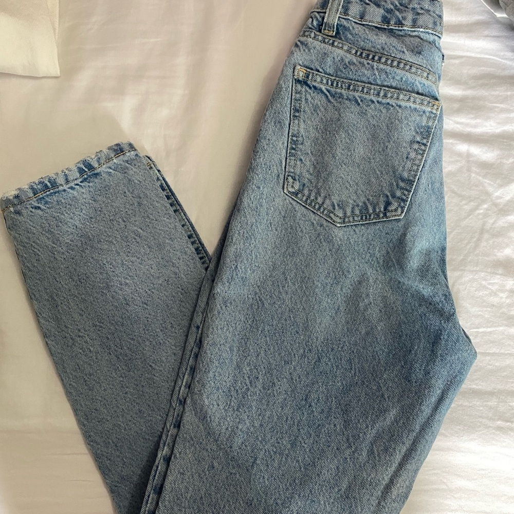 Zara High-Waist Light Wash Jeans
